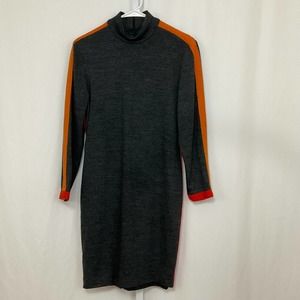 Elegant Black and Orange Women's Dress